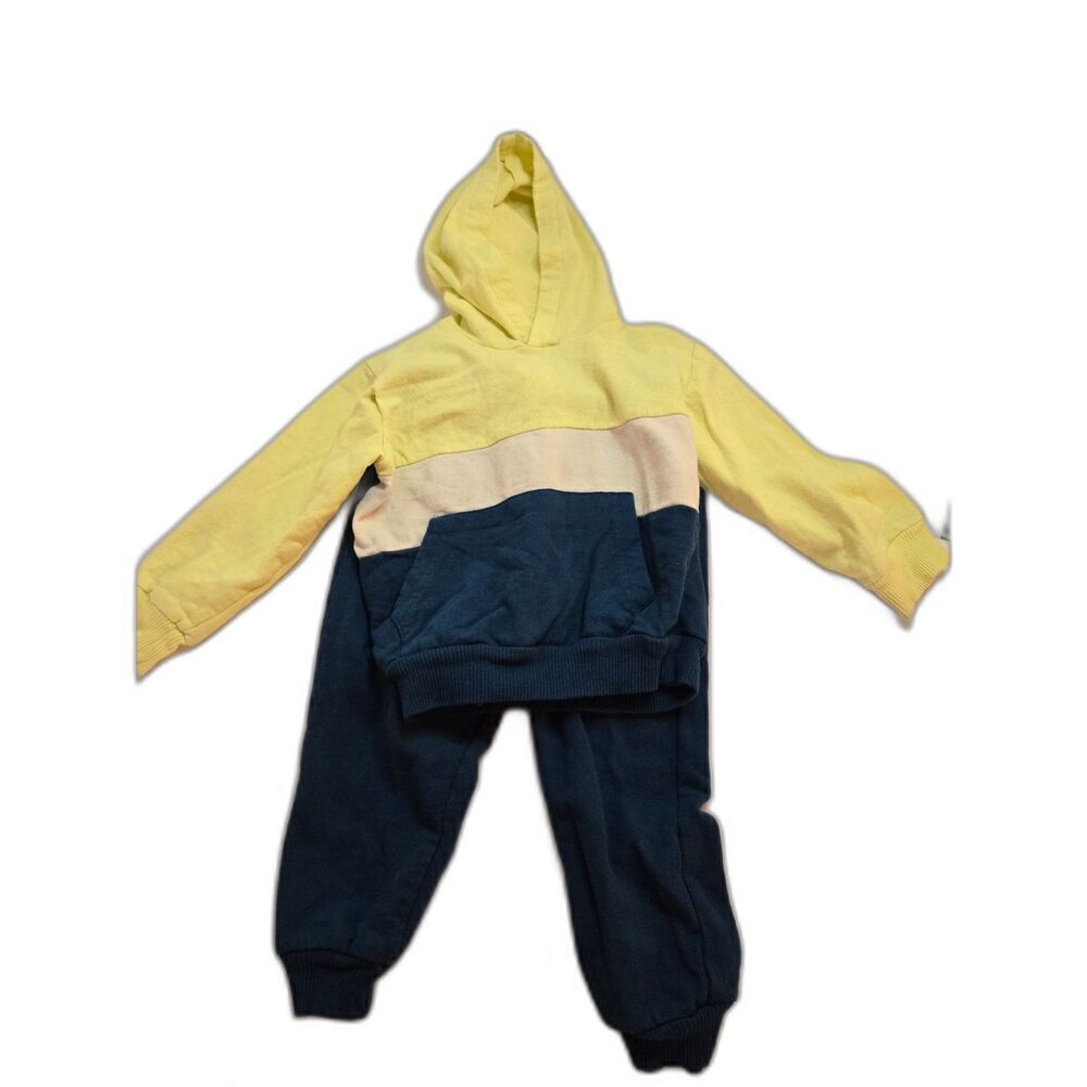 Alex & Jack Toddler Boy's 2-Piece Color Block Hoodie Set Size 5